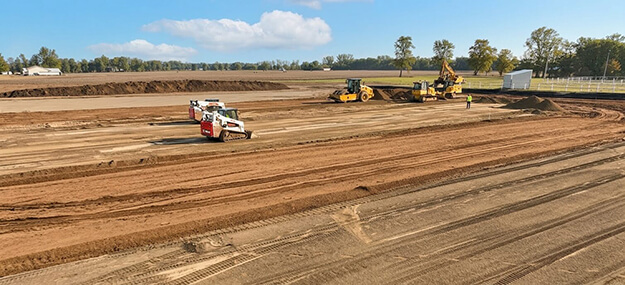Large-Scale Site Grading and Earthwork Operations